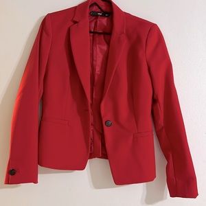 MANGO RED BLAZER NEW!